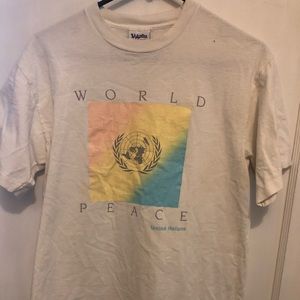 Vntg Men’s Size Medium - World Peace / United Nations